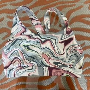 Marble swirl Athleta sports bra